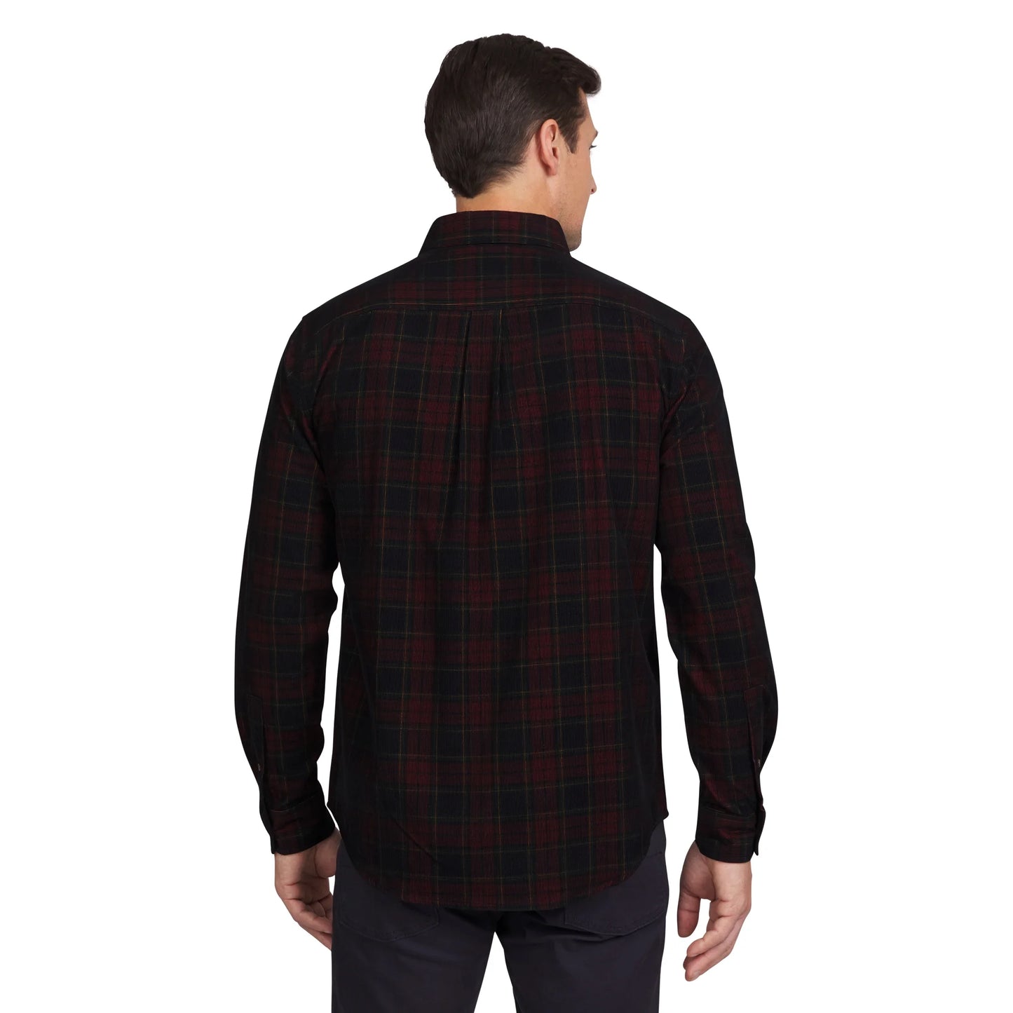 Chaps Men's & Big Men's Plaid Corduroy Button Down Long Sleeve Shirt , Sizes S-2XL
